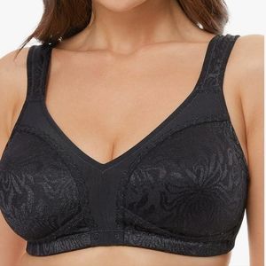 Wingslove Minimizer Black Bra